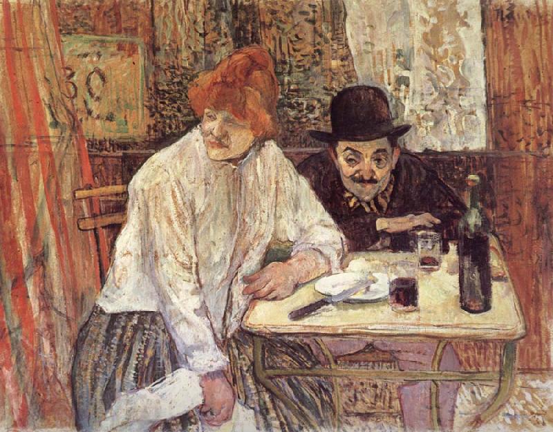 Henri  Toulouse-Lautrec A la Mie Spain oil painting art